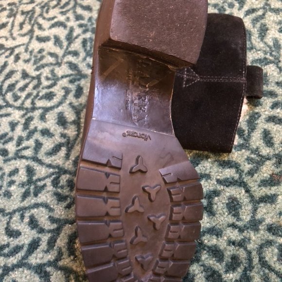 Ralph Lauren Freja Black Leather Winter Boots Sz 4.5 - Picture 10 of 12